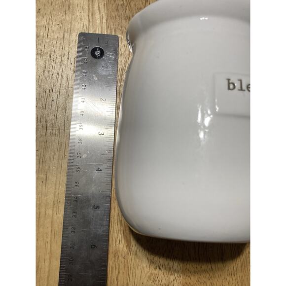 Mud Pie Blessings Jar - Creamy white with cork top ~ Gratitude Prayer Dreams - Picture 4 of 4